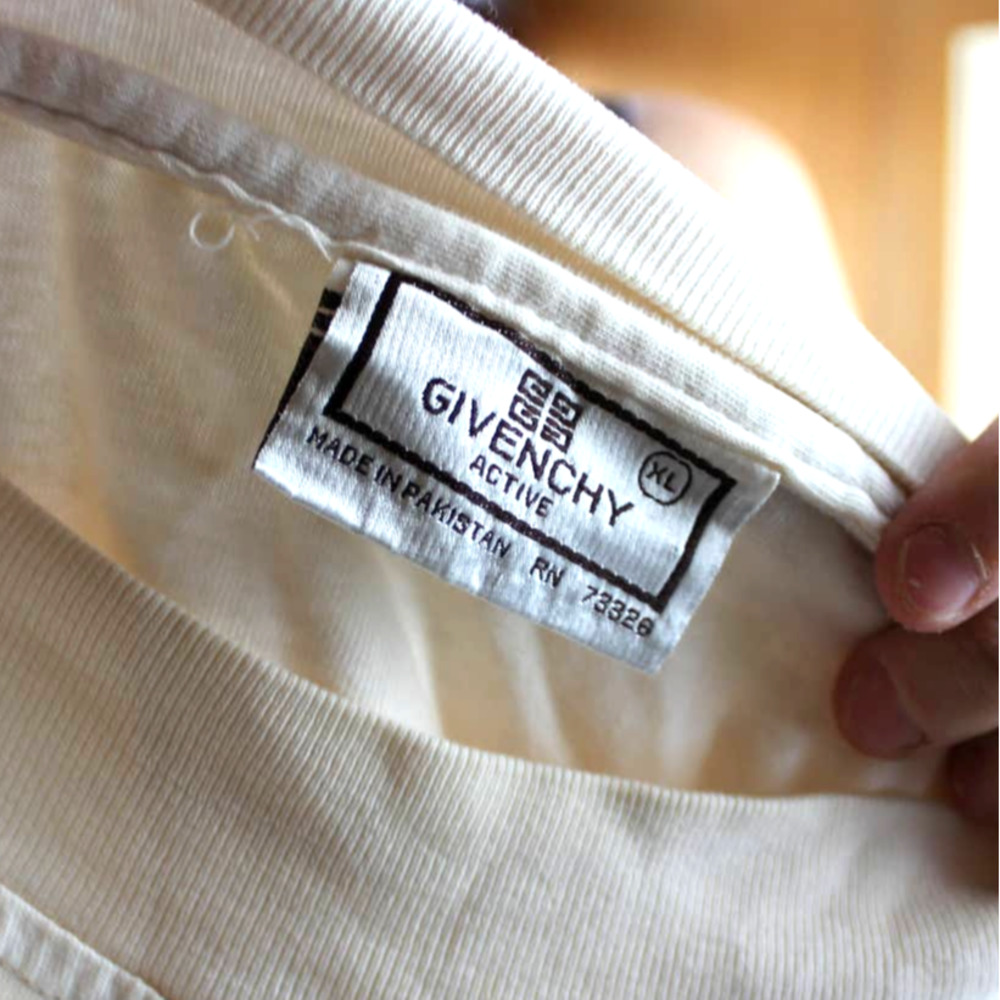 Vintage GIVENCHY White Long Sleeve Shirt